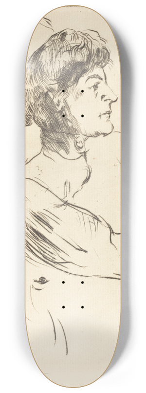 Lovis Corinth - Nurse (Krankenschwester) 8.25 inch art skate deck Lovis Corinth - Nurse (Krankenschwester) 8.25 inch art skate deck