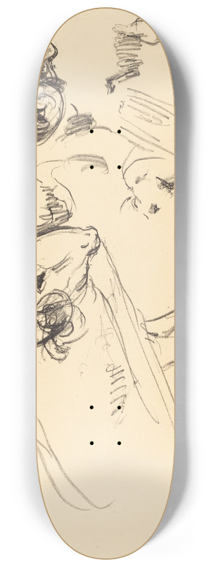Lovis Corinth - Rams (Schafbcke) 8.25 inch art skate deck