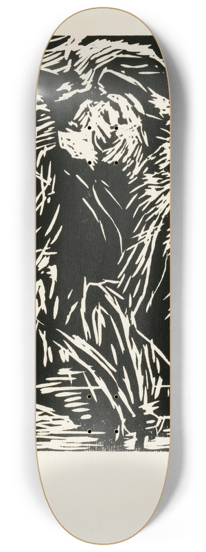 Lovis Corinth - Rckwrts gebeugter, weiblicher Akt 8.25 inch art skate deck