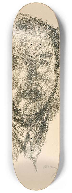 Lovis Corinth - Self-Portrait 8.25 inch art skate deck