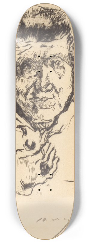Lovis Corinth - The Artists Mother-in-Law (Des Knstlers Schwiegermutter) 8.25 inch art skate deck