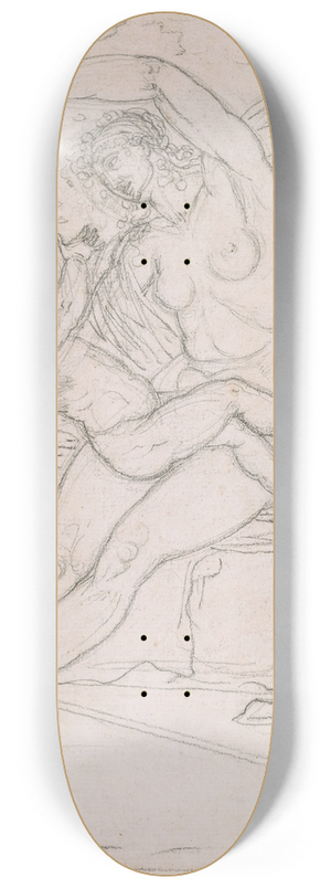 Anne Louis Girodet-Trioson - The Childhood of Bacchus 8.25 inch art skate deck