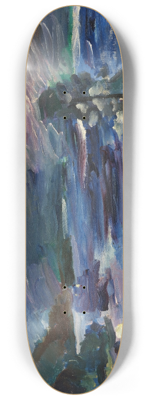 Lovis Corinth - Walchensee, aufgehender Mond 8.25 inch art skate deck