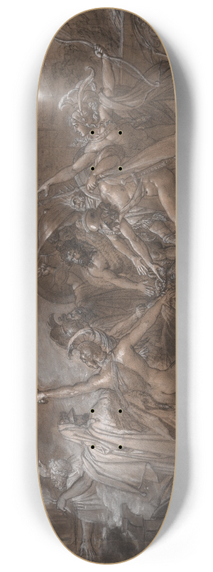 Anne Louis Girodet-Trioson - The Oath of the Seven Chiefs against Thebes 8.25 inch art skate deck Anne Louis Girodet-Trioson - The Oath of the Seven Chiefs against Thebes 8.25 inch art skate deck