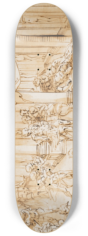 Luca Cambiaso - The Death of Cleopatra 8.25 inch art skate deck