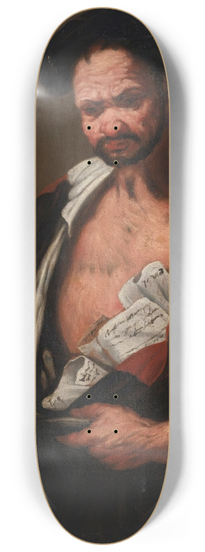 Luca Giordano - Democratus 8.25 inch art skate deck