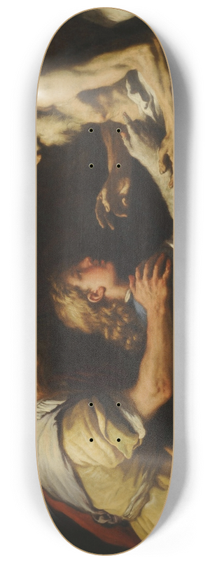 Luca Giordano - Introduction of Jacob to Isaac 8.25 inch art skate deck