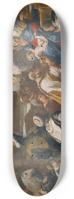 Luca Giordano - The Adoration Of The Magi 8.25 inch art skate deck