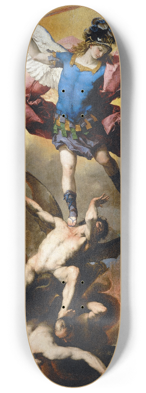 Luca Giordano - The Fall of the Rebel Angels 8.25 inch art skate deck