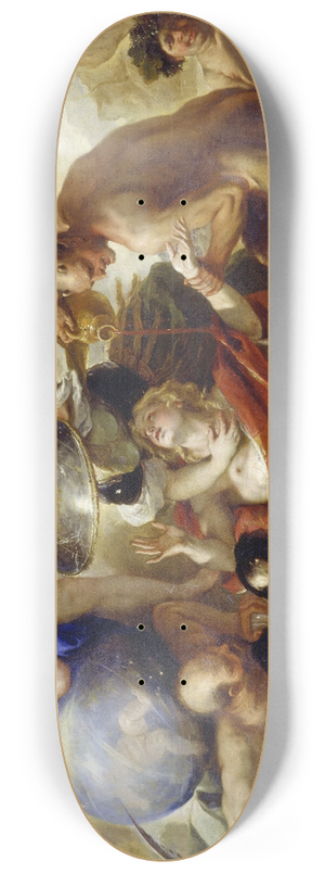 Luca Giordano - Youth Tempted by the Vices 8.25 inch art skate deck