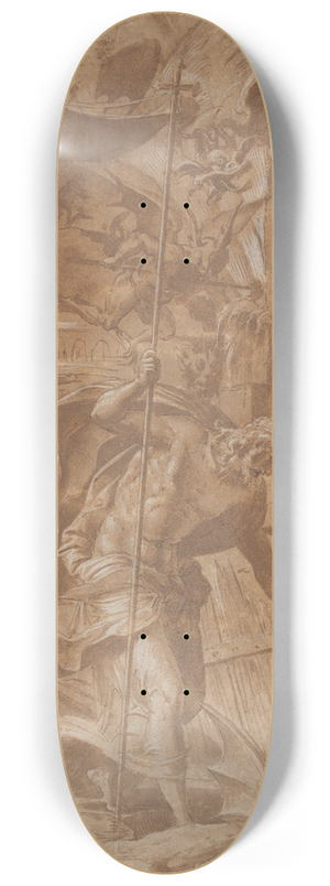 Luca Penni - Christ in Limbo 8.25 inch art skate deck
