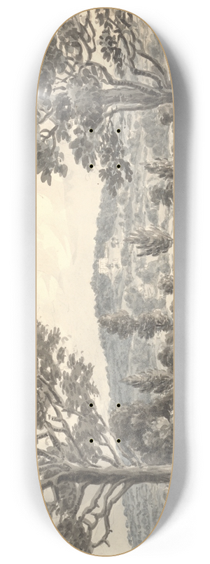 Anne Rushout - Clayberry from Field, May 1829 8.25 inch art skate deck