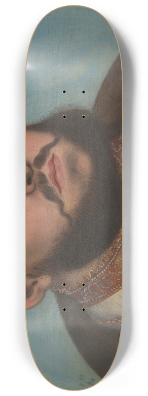Lucas Cranach the Elder - Portrait of John Frederic the Magnanimous, Elector and Duke of Saxony 8.25 inch art skate deck