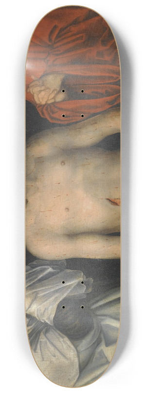 Lucas Cranach the Younger - Christ As Man Of Sorrows Together With The Virgin And Saint John 8.25 inch art skate deck