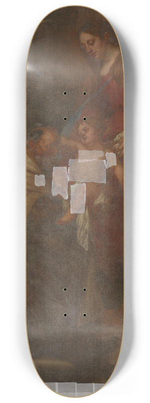 Lucas Franchoys the Younger - Madonna Appears to Saint Simon Stock 8.25 inch art skate deck