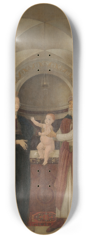 Luca Signorelli - The PresentationIn The Temple 8.25 inch art skate deck