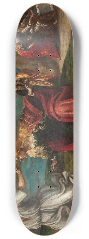 Luca Signorelli - The Resurrected Christ Appearing to St. Magdalene 8.25 inch art skate deck