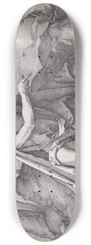 Lucas Van Leyden - Saint John the Baptist in the Desert 8.25 inch art skate deck