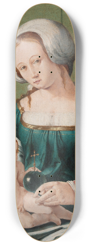 Lucas Van Leyden - Virgin and Child 8.25 inch art skate deck