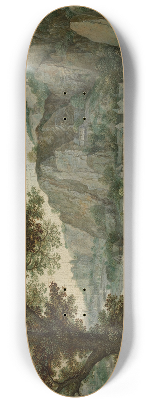 Lucas van Valckenborch - Huy viewed from Ahin 8.25 inch art skate deck