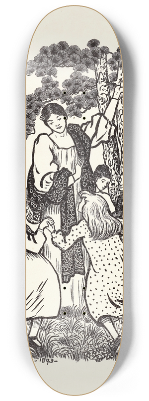 Lucien Pissarro - Rondedans 8.25 inch art skate deck