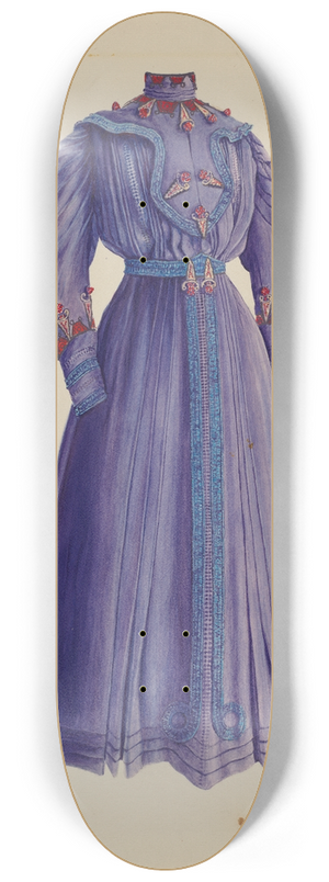 Lucien Verbeke - Blue Afternoon Dress 8.25 inch art skate deck