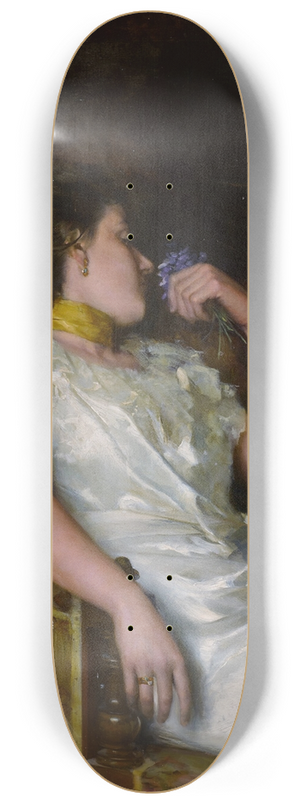 Lucius Rossi - The Bouquet of Violets 8.25 inch art skate deck