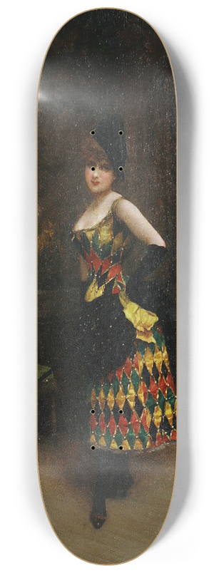 Lucius Rossi - The Harliquin 8.25 inch art skate deck