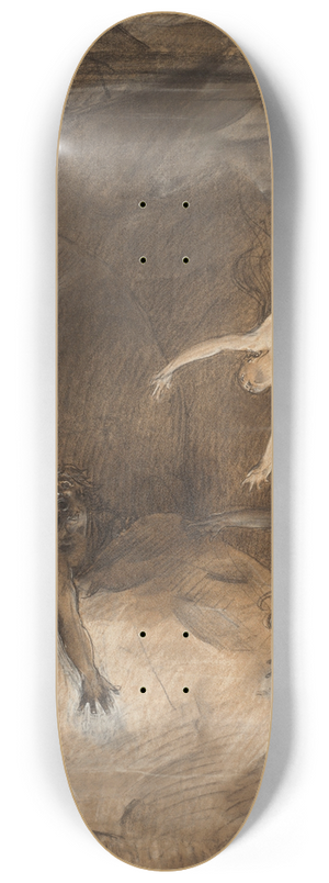 Luc-Olivier Merson - Alberich and the Rhinemaidens 8.25 inch art skate deck