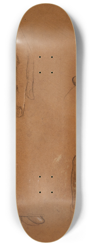 Luc-Olivier Merson - Etude de quatre mains 8.25 inch art skate deck Luc-Olivier Merson - Etude de quatre mains 8.25 inch art skate deck