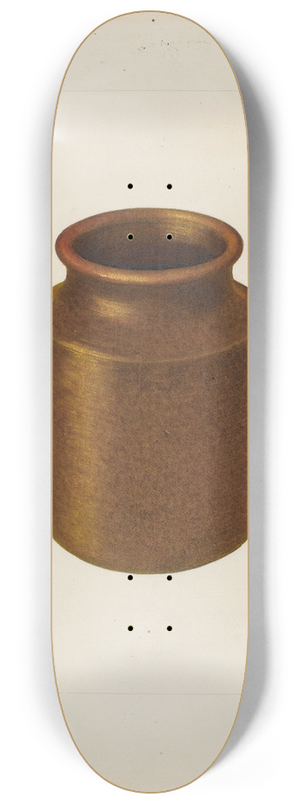 Ludmilla Calderon - Small Earthen Jar 8.25 inch art skate deck