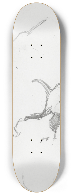 Ludvig Karsten - Oksehode 8.25 inch art skate deck Ludvig Karsten - Oksehode 8.25 inch art skate deck