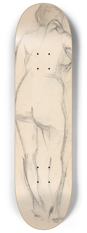 Ludvig Karsten - Stende ryggvendt kvinneakt 8.25 inch art skate deck Ludvig Karsten - Stende ryggvendt kvinneakt 8.25 inch art skate deck