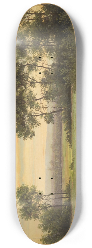 Ludvk Bartk - Early Evening Landscape 8.25 inch art skate deck