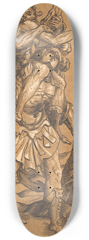 Ludwig Bsinck - Aeneas Saving His Father from Troy 8.25 inch art skate deck