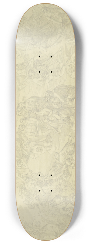 Ludwig Emil Grimm - Victory over death 8.25 inch art skate deck