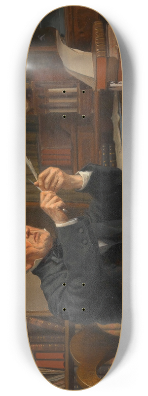 Ludwig Gloss - In der Schreibstube 8.25 inch art skate deck