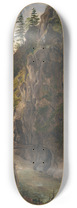 Ludwig Halauska - Felsenschlucht 8.25 inch art skate deck
