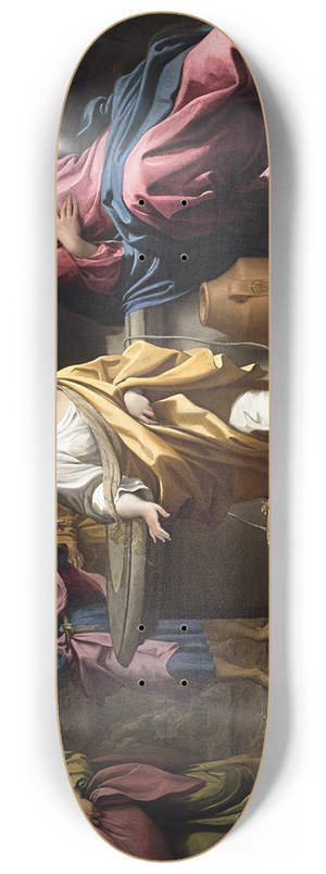 Annibale Carracci - Christ and the Samaritan Woman 8.25 inch art skate deck