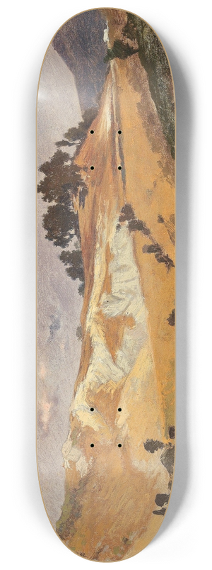 Ludwig Hans Fischer - Partie bei Olevano 8.25 inch art skate deck