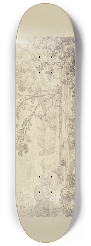 Ludwig Metz - In the Wrm valley near Munich 8.25 inch art skate deck Ludwig Metz - In the Wrm valley near Munich 8.25 inch art skate deck