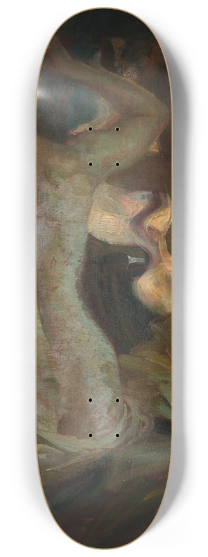 Ludwig von Herterich - Der Spiegel 8.25 inch art skate deck