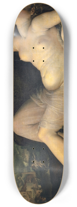 Annibale Carracci - Sleep, an Image of Death 8.25 inch art skate deck