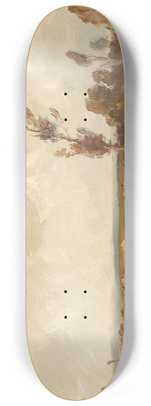 Ludwig Willroider - Working in the Fields in Autumn 8.25 inch art skate deck