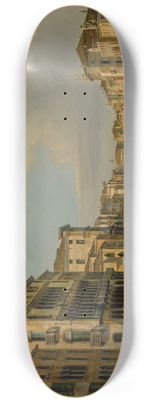 Luigi Querena - Venice, a view of the Grand Canal 8.25 inch art skate deck Luigi Querena - Venice, a view of the Grand Canal 8.25 inch art skate deck