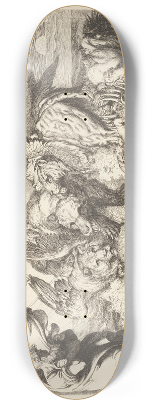 Luigi Sabatelli - Daniels Vision 8.25 inch art skate deck Luigi Sabatelli - Daniels Vision 8.25 inch art skate deck