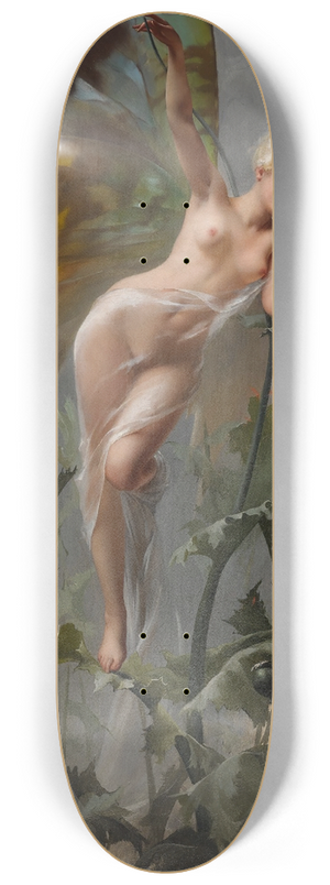 Luis Ricardo Falero - The Poppy Fairy 8.25 inch art skate deck
