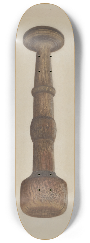 Luther D. Wenrich - Potato Masher 8.25 inch art skate deck