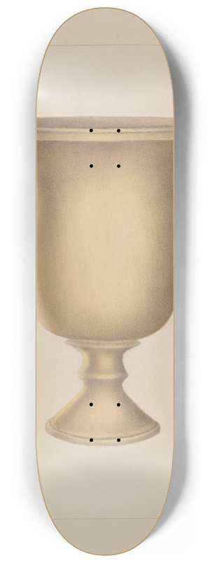 Annie B. Johnston - Stoneware Jar 8.25 inch art skate deck