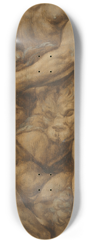 Maarten Van Heemskerck - Hercules Destroying the Centaur Nessus 8.25 inch art skate deck